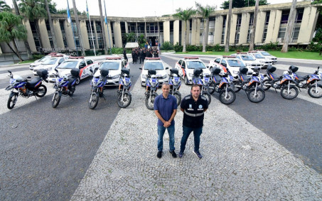 Ruas de Nova Iguaçu recebem reforço de patrulhamento com novos veículos