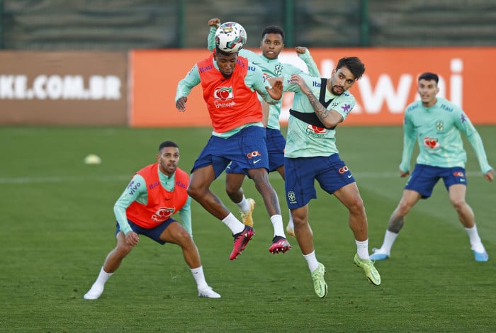 Jogadores da Sele&ccedil;&atilde;o treinam em T&acirc;nger, no Marrocos