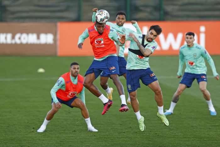 Jogadores da Seleção treinam em Tânger, no Marrocos