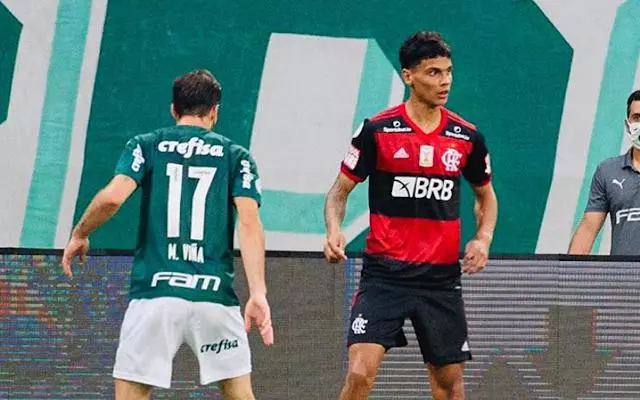 Ex-Flamengo, Richard R&iacute;os &eacute; o novo refor&ccedil;o do Palmeiras