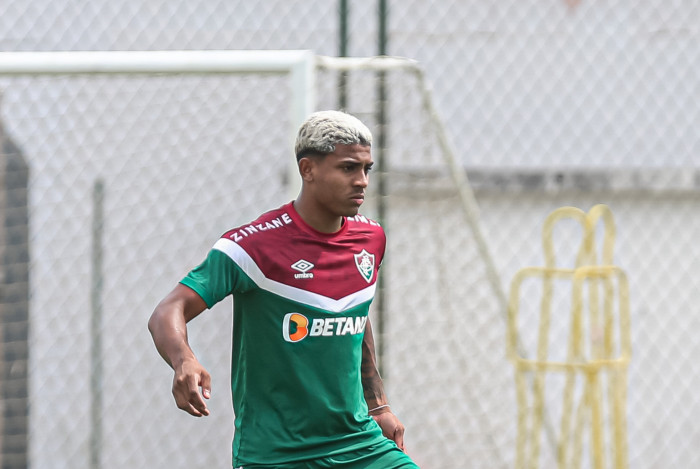 John Kennedy. Rio de Janeiro - 30/03/2023 - Ct Carlos Castilho. 
Fluminense treina nesta manh&atilde; no CT Carlos Castilho.
FOTO: MARCELO GON&Ccedil;ALVES / FLUMINENSE F.C.
.
IMPORTANTE: Imagem destinada a uso institucional e divulga&ccedil;&atilde;o, seu
uso comercial est&aacute; vetado incondicionalmente por seu autor e o
Fluminense Football Club.&Eacute; obrigat&oacute;rio mencionar o nome do autor ou
usar a imagem.
.
IMPORTANT: Image intended for institutional use and distribution.
Commercial use is prohibited unconditionally by its author and
Fluminense Football Club. It is mandatory to mention the name of the
author or use the image.
.
IMPORTANTE: Im&aacute;gen para uso solamente institucional y distribuici&oacute;n. El
uso comercial es prohibido por su autor y por el Fluminense FootballClub. 
&Eacute;s mandat&oacute;rio mencionar el nombre del autor ao usar el im&aacute;gen.