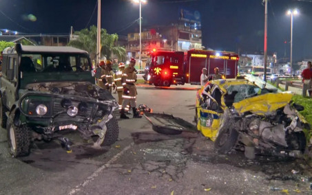 Taxista morre e passageiro fica gravemente ferido em acidente na Barra da Tijuca
