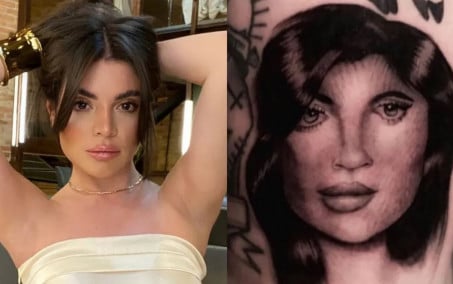 Gkay divide opiniões ao compartilhar tatuagem de seu rosto