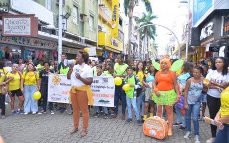 Ação em Nova Iguaçu celebra Dia Nacional de Combate ao Abuso e à Exploração Sexual de Crianças e Adolescentes.