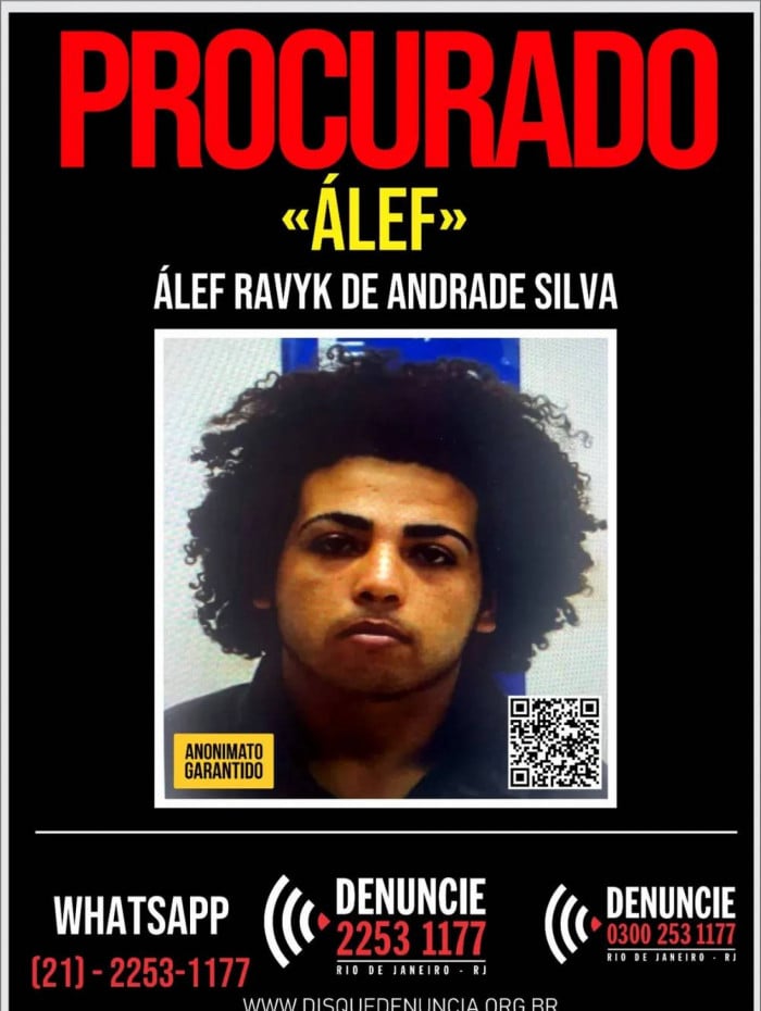 &Aacute;lef Ravyk de Andrade Silva, de 29 anos, &eacute; suspeito de matar a perita da Pol&iacute;cia Civil Denise Macedo Jana