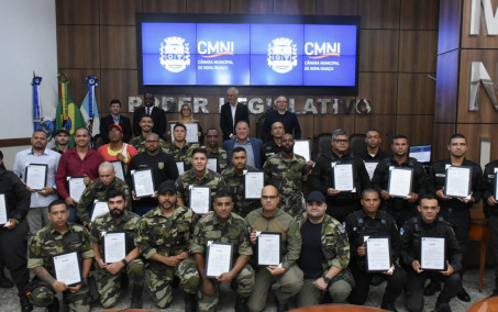 Câmara de Nova Iguaçu realiza sessão com homenagem a Guarda Ambiental