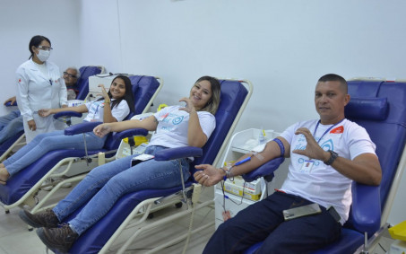 Semana do Doador de Sangue atraiu muitos voluntários ao Hospital da Posse