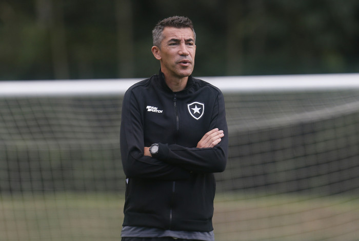 Bruno Lage. Treino do Botafogo, Espaco Lonier. 17 de Julho de 2023, Rio de Janeiro, RJ, Brasil.