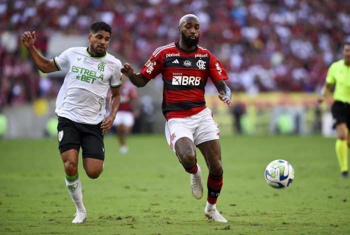 Flamengo x América-MG - Daniel Borges e Gérson