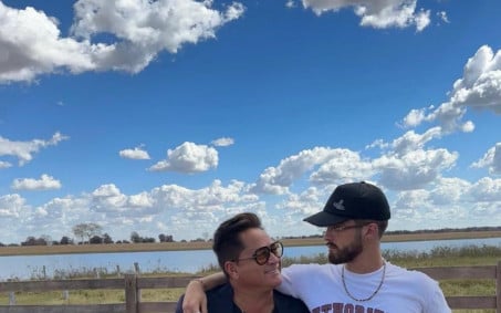 João Guilherme se declara para o pai, Leonardo, pelos 60 anos: 'Te amo'