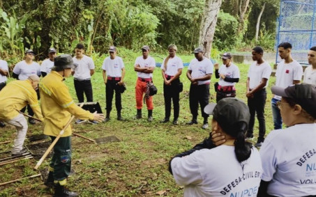 Guarda Ambiental de Nova Iguaçu faz instrução com voluntários de Caxias 
