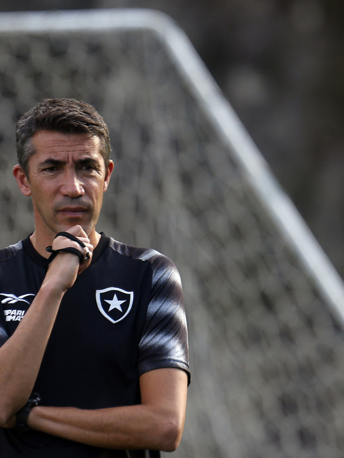 Bruno Lage. Treino do Botafogo - Vitor Silva/Botafogo