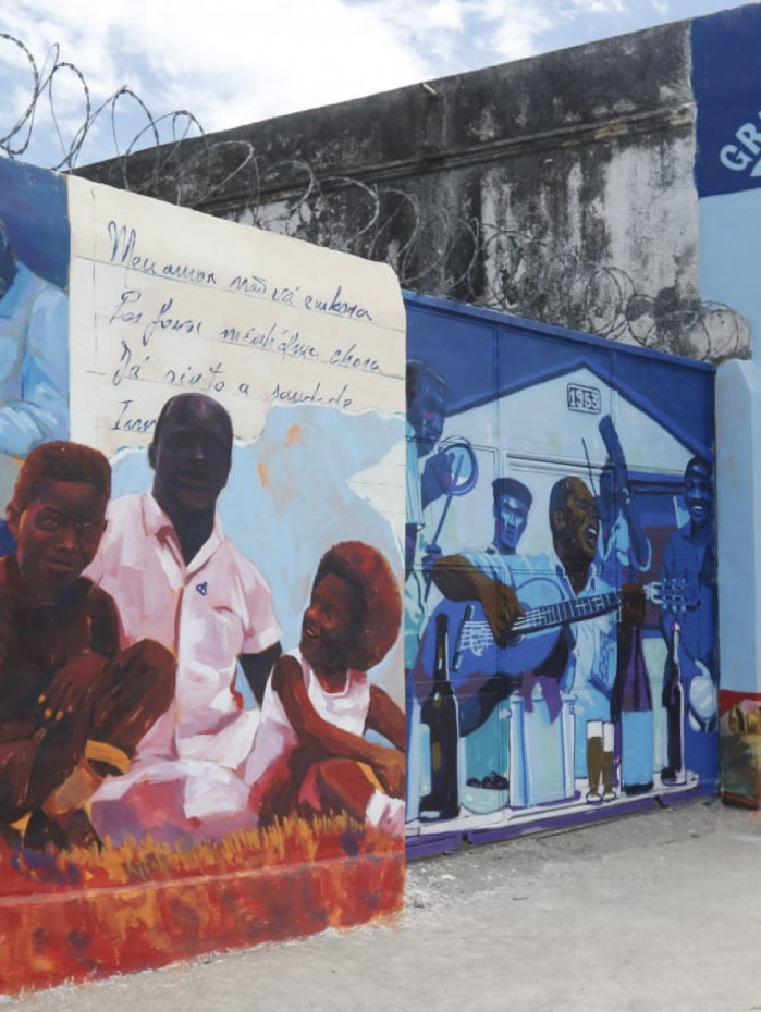 Mural do projeto NegroMuro em Oswaldo Cruz homenageia legado do