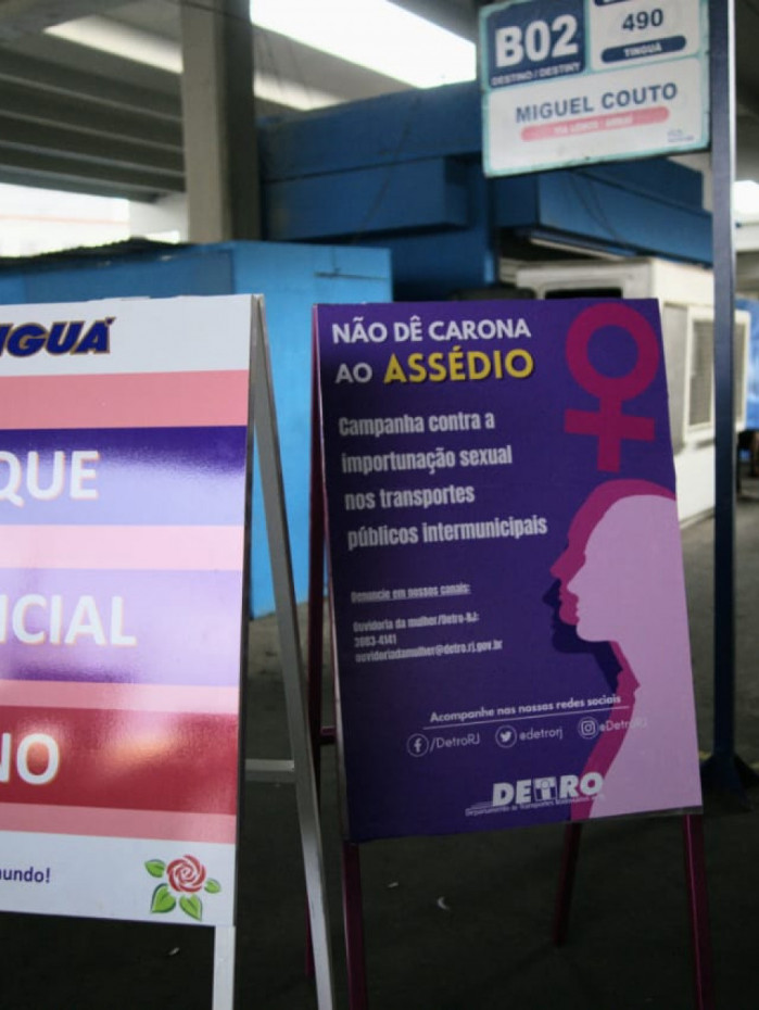 Ônibus destinado a mulheres começa a circular no Rio
