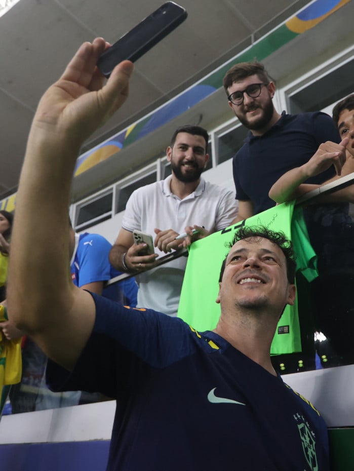 Fernando Diniz.Treino da Seleção Brasileira no Estadio Mangueirão, Belém do Pará - PA, Brasil.
Eliminatórias 2026.
Foto:Vitor Silva/CBF