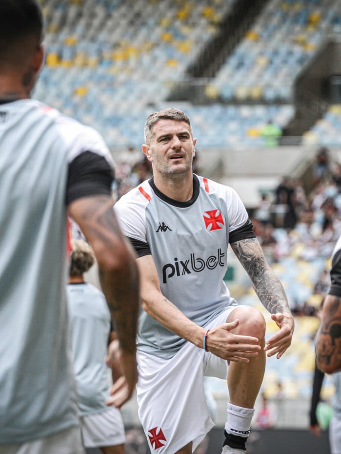 Aquecimento Vasco x Atlético MG em partida realizada no Maracanã em 20 de Agosto de 2023