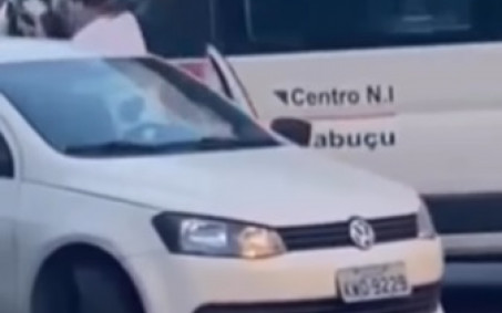 Discussão de trânsito quase acaba em tragédia em Nova Iguaçu