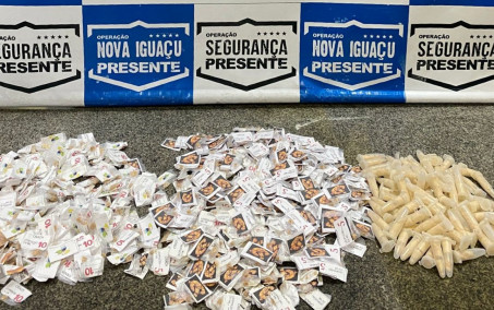 Polícia prende homem que transportava drogas entre Complexo do Chapadão e Chacrinha, em Nova Iguaçu