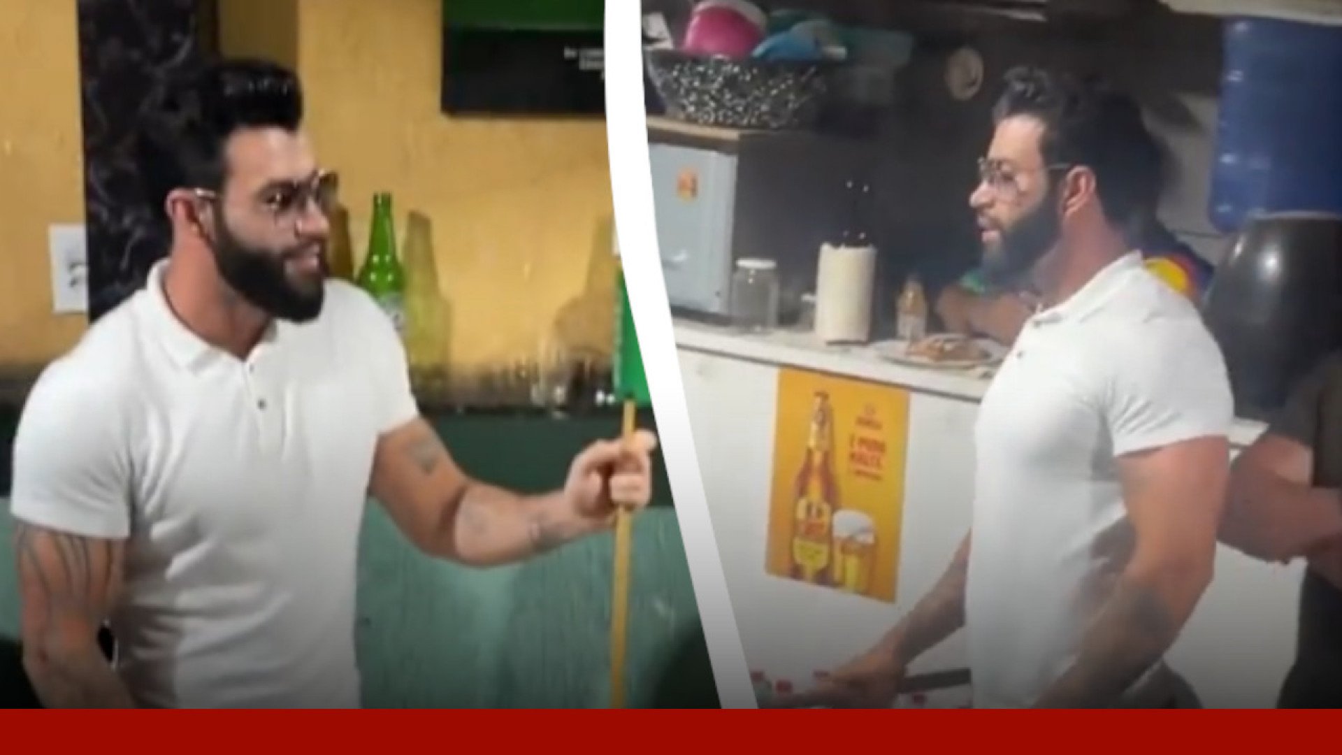 Vídeo: Gusttavo Lima surpreende fãs ao jogar sinuca em bar de