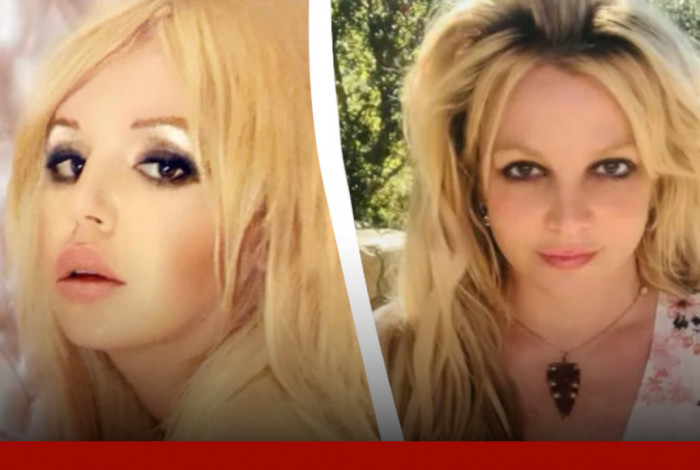 Bryan Ray diz n&atilde;o ter ilus&otilde;es de que algum dia ser&aacute; igual &agrave; Britney Spears; mas fica feliz em se parecer com a cantora