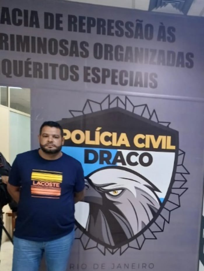 Chefe do tr&aacute;fico que atua na Bahia &eacute; preso na Zona Oeste: Jo&atilde;o Ricardo Cardoso Mota, conhecido como Rick ou R7 - Divulga&ccedil;&atilde;o / Pol&iacute;cia Civil