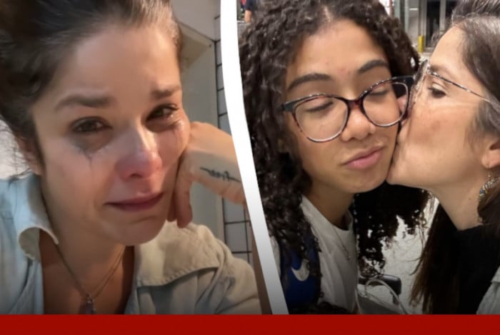Samara Felippo se emociona ao contar que filha foi morar com pai no exterior