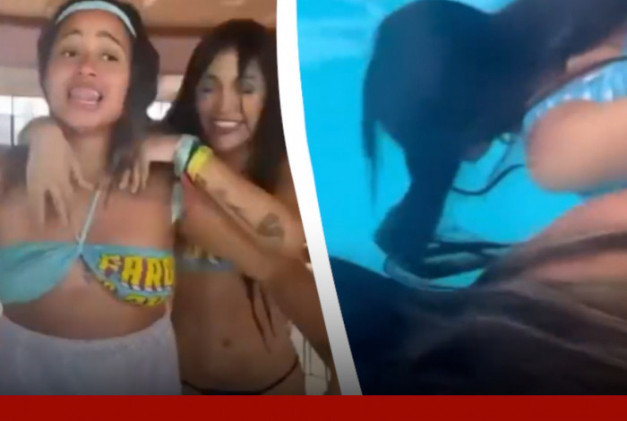 MC Loma e Flay em despedida da Farofa da Gkay