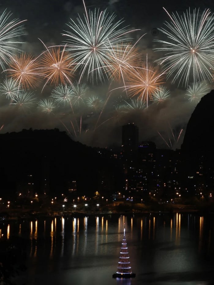 Réveillon na praia de Copacabana
