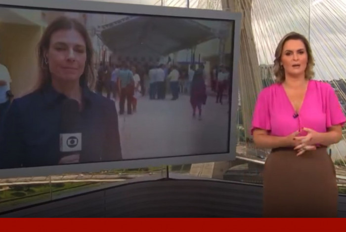 &Acirc;ncora Ana Paula Campos erra nome da rep&oacute;rter Zelda Mello ao vivo