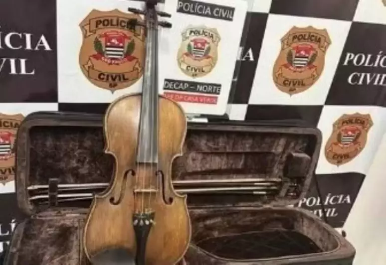 Homem é preso ao tentar vender violino furtado de 100 anos para o próprio dono