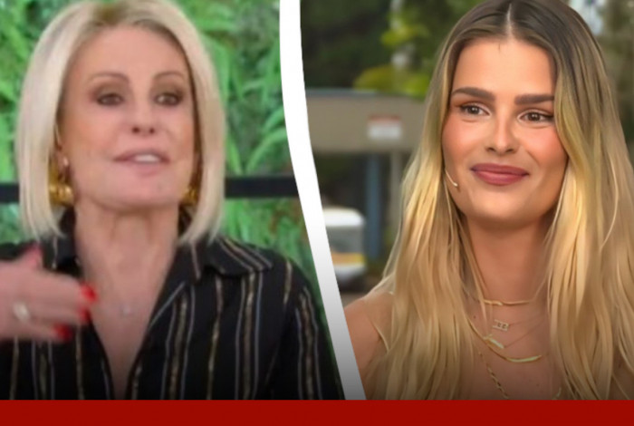 Postura de Ana Maria Braga durante caf&eacute; da manh&atilde; com Yasmin Brunet incomoda web