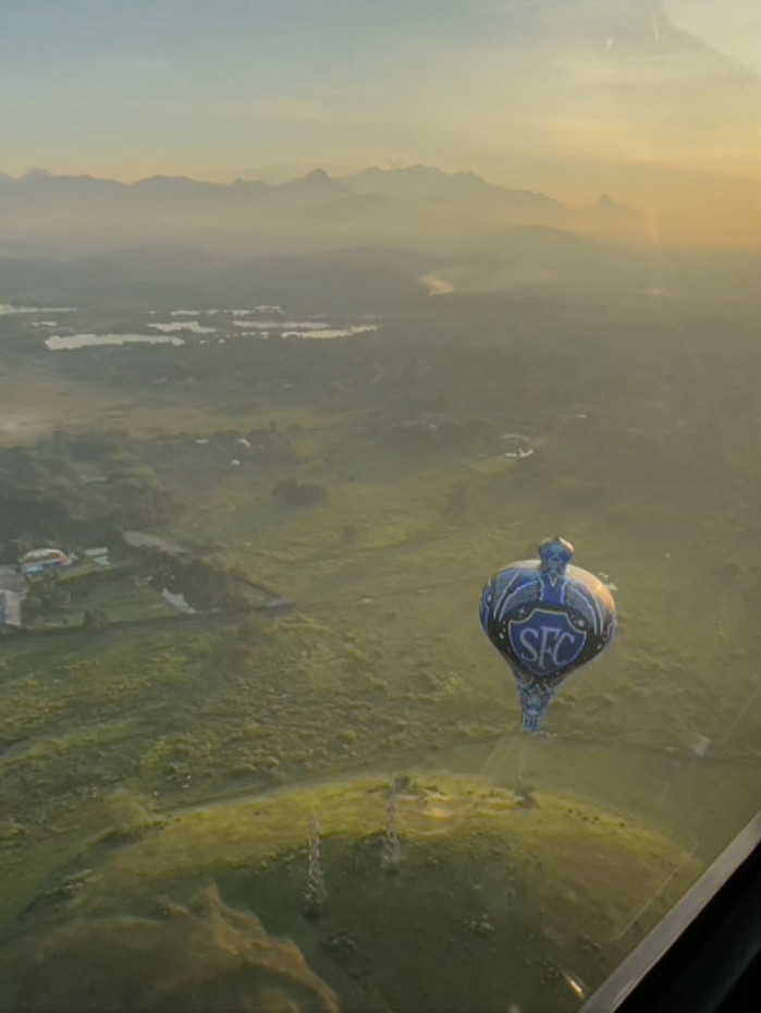 Balão foi derrubado em Caxias