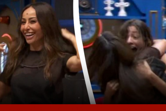 Sabrina Sato visita a casa do BBB 24