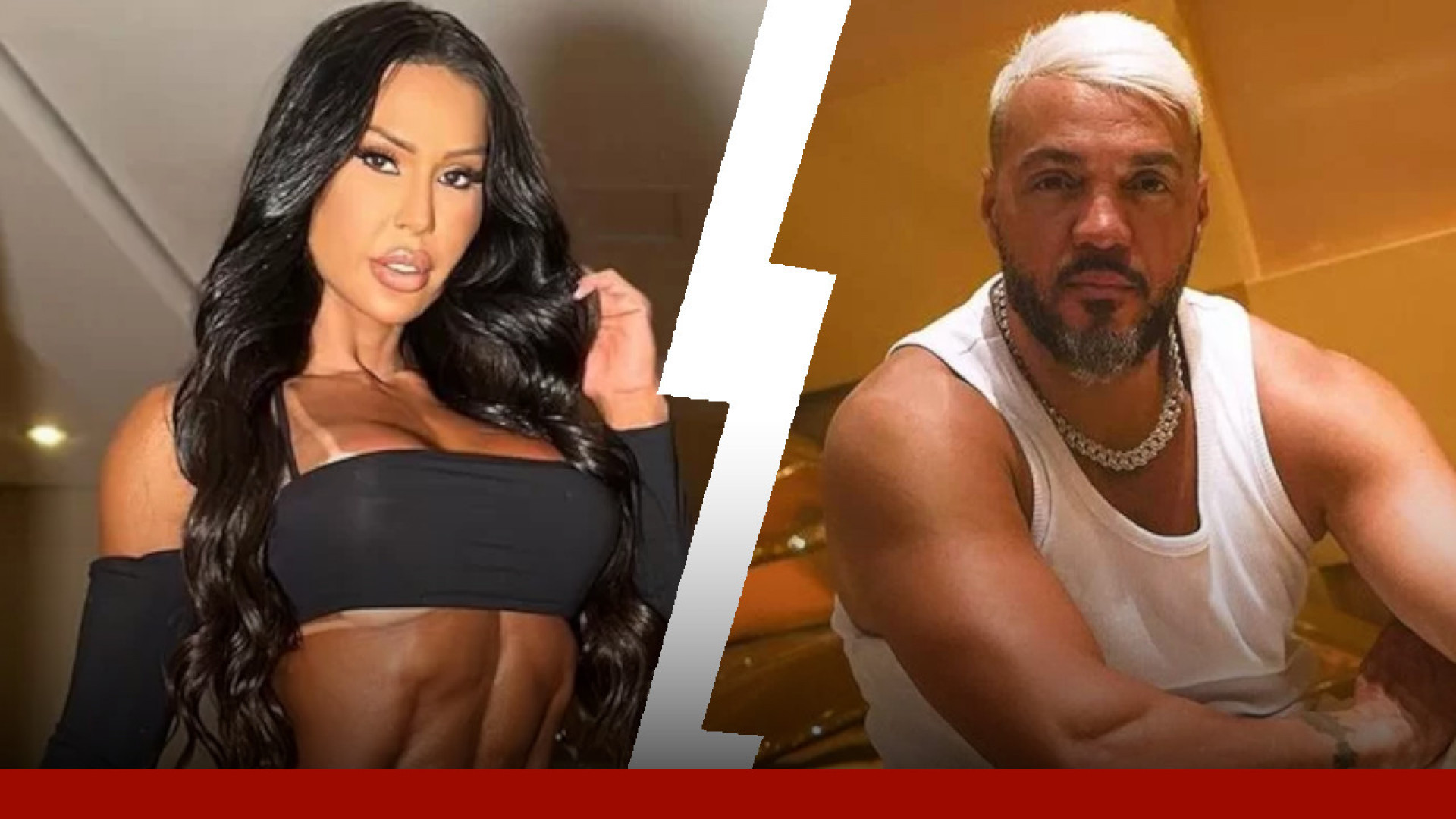 Musa fitness Gracyanne Barbosa e cantor Belo