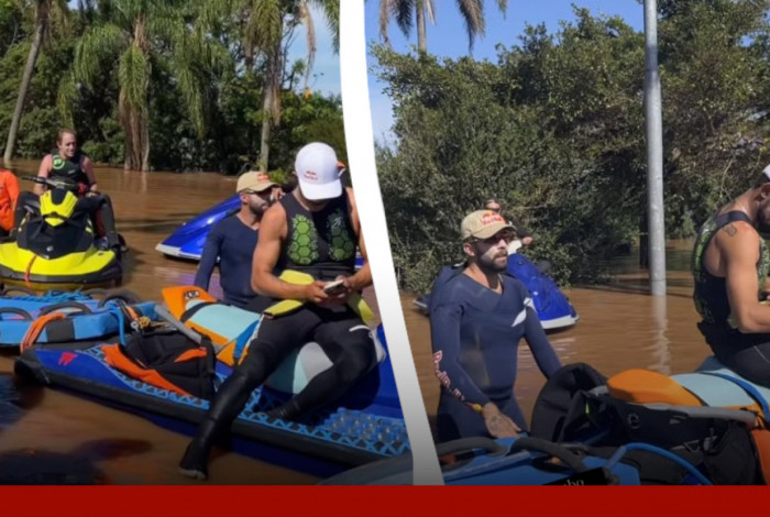 Pedro Scooby reuniu surfistas para ajudar vítimas das enchentes do Rio Grande do Sul