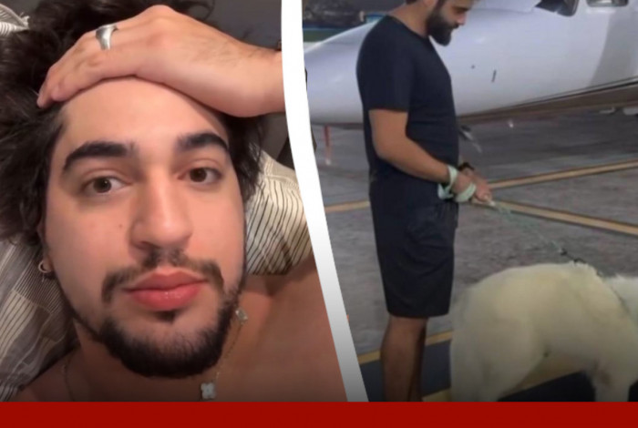 Cantor Nattanzinho teve os c&atilde;es 'sequestrados' pela dupla sertaneja Henrique e Juliano