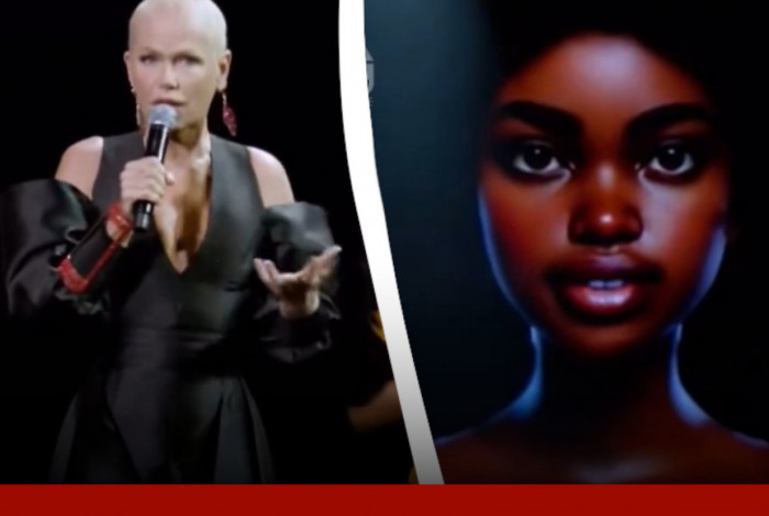 Apresentadora Xuxa Meneghel leva 'fecho' de inteligencia artificial durante evento de igualdade racial