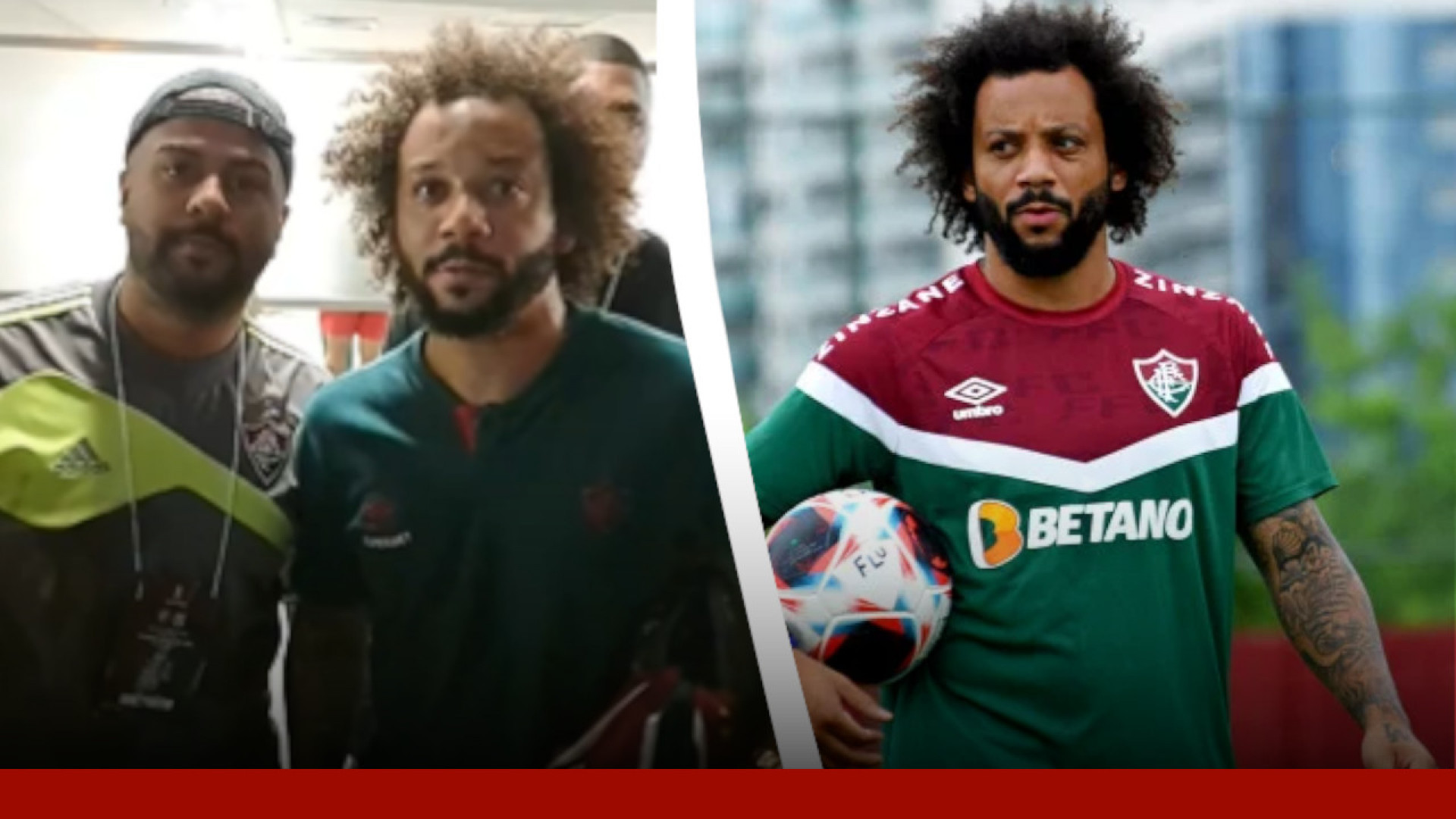 Luan Fernandes, tricolor e Marcelo Vieira, lateral-esquerdo do Fluminense