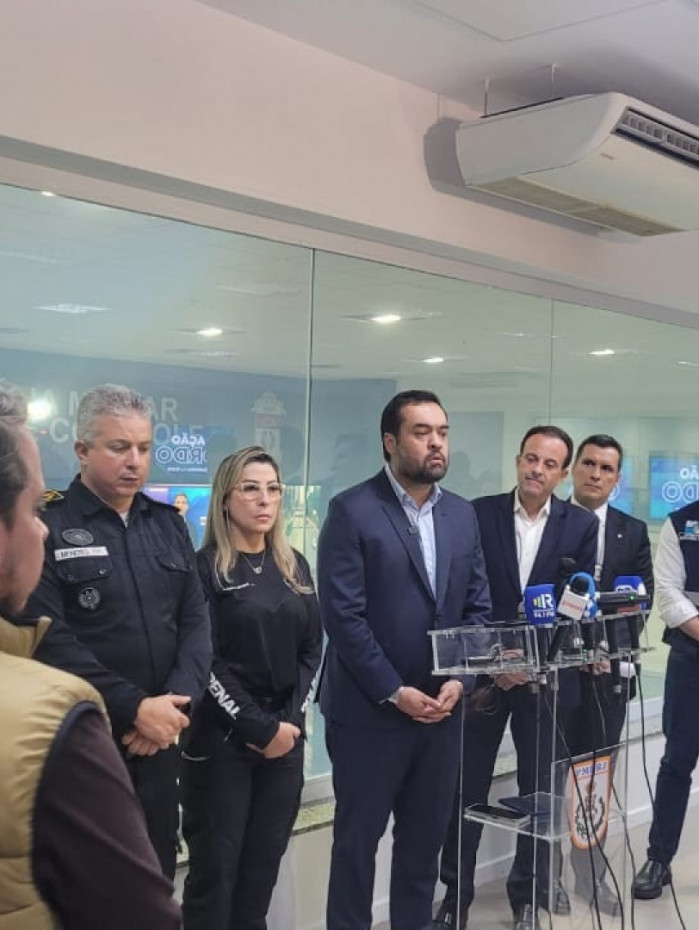 Castro apresentou os números atuais durante coletiva no Centro Integrado de Comando e Controle.