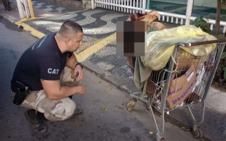 Corpo é encontrado dentro de carrinho de supermercado em Niterói