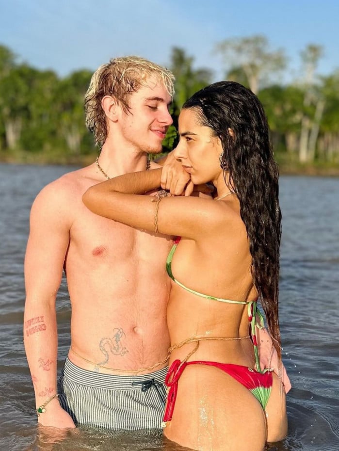 Marina Sena e Juliano Floss