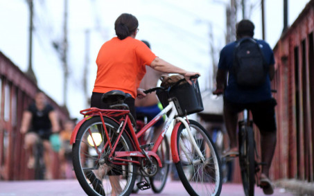 Bicicleta é utilizada como o transporte principal por 74,3% dos campistas