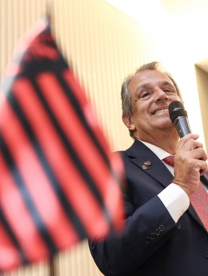 Presidente do Flamengo, Bap vinha militando contra o veto &agrave;s bets