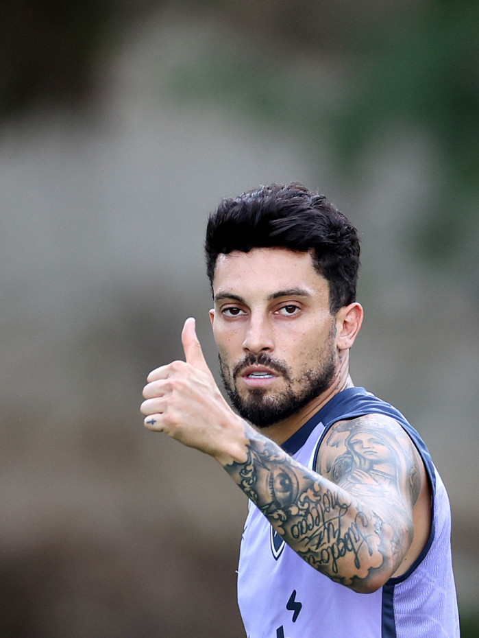 Telles. Treino do Botafogo, Esoaco Lonier. 17 de Fevereiro de 2025, Rio de Janeiro, RJ, Brasil. Foto: Vitor Silva/Botafogo. 
Imagem protegida pela Lei do Direito Autoral Nº 9.610, DE 19 DE FEVEREIRO DE 1998. Sendo proibido qualquer uso comercial, remunerado e manipulacao/alteracao da obra.
