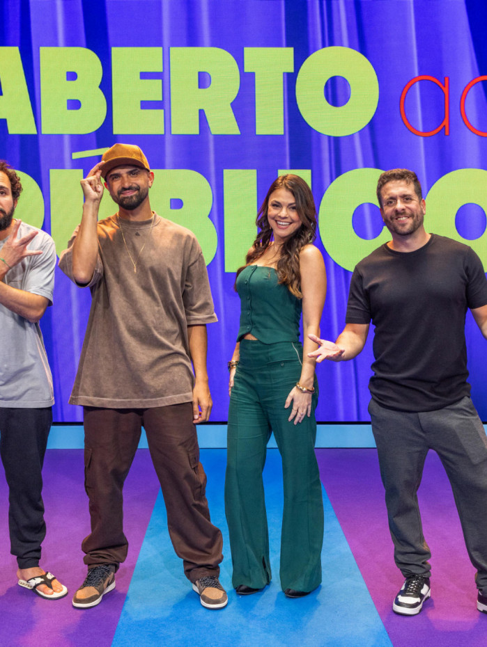 Murilo Couto, Thiago Ventura, Bruna Louise e Maur&iacute;cio Meirelles