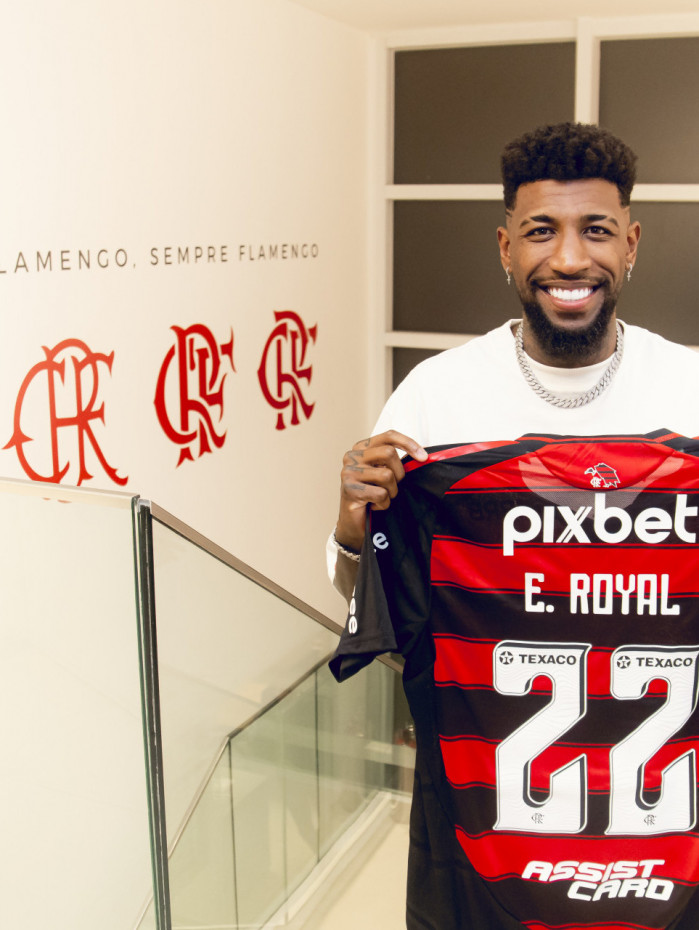 Emerson Royal assinou v&iacute;nculo com o Flamengo at&eacute; o fim de 2028
