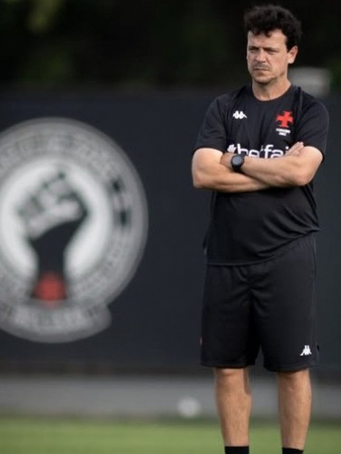 Diniz em treino do Vasco