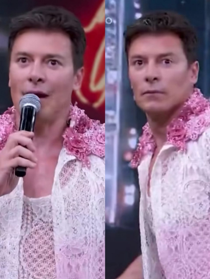 V&iacute;deo! Rodrigo Faro surpreende ao mostrar enchimento no bumbum durante 'Doming&atilde;o&nbsp;com&nbsp;Huck'&nbsp;