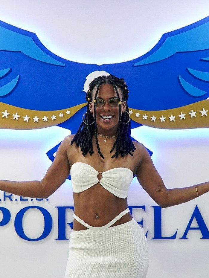 Marvvila afirmou que foi 'muito bem recebida' pelos integrantes da Portela