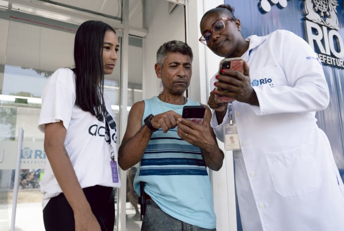 Projeto Saúde Digital na Clínica Adib Pinheiro.                                     Foto:© Patrick Marinho